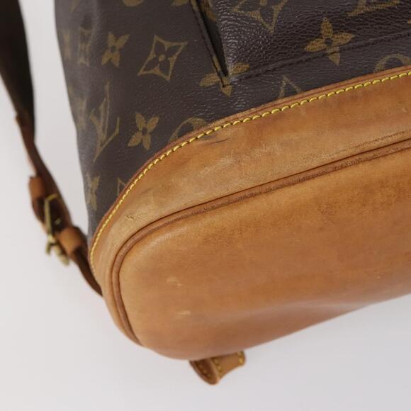 LOUIS VUITTON Monogram Montsouris GM Backpack M51135 LV Auth 145906 main image 4